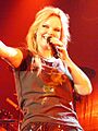Anette Olzon with Nightwish live in Mantova, Italy, 2009
