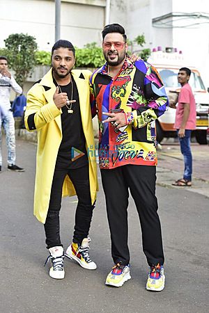 Badshah snapped on the sets of Dance India Dance.jpg