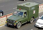 Bangladesh Army Land Cruiser 70 ambulance. (31366598591).jpg