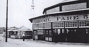 Carousel of the former Bergen Beach Amusement Park in 1905