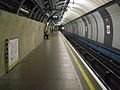 Brixton tube station west platform look south