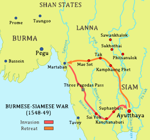 Burmese-Siamese War of 1548-49