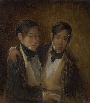 Chang Eng Bunker portrait, 1846