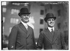 Charles Weeghman and James A. Gilmore in 1914