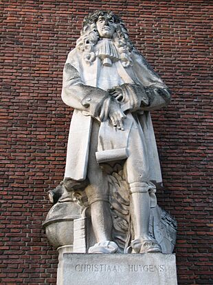 Christiaan Huygens Statue Rotterdam