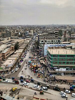 City center Peshawar city