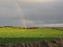 Looking East from Cleadon Hills.