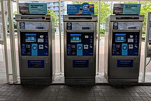 Compass vending machines at King George station