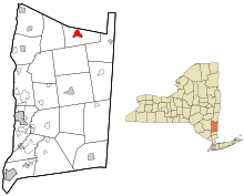Location of Pine Plains, New York