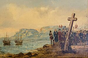 F. Benda-The planting of cross by Bartholomew Dias in 1488-0681 (cropped)