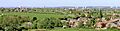 Farmland near Ettingshall Park, Wolverhampton (cropped panorama)