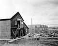 Filipino worker's quarters at a salmon cannery, Nushagak, Alaska, 1917 (COBB 356)