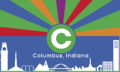 Flag of Columbus, Indiana