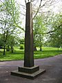 Flood obelisk, Peel Park