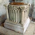 Fulbeck St Nicholas - Baptismal font