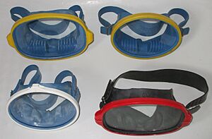 GOST 20568 compliant Russian and Ukrainian diving masks
