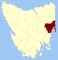 Glamorgan land district Tasmania