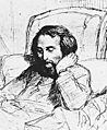 Heinrich Heine, teckning av Charles Gleyre