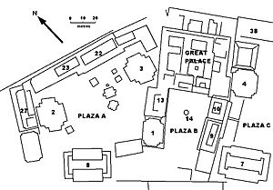 Iximche map