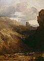 J.M.W. Turner - Dolbadarn Castle - Study for Diploma Picture
