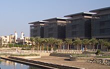 KAUST laboratory buildings and town mosque