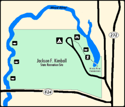 Kimball State Park map