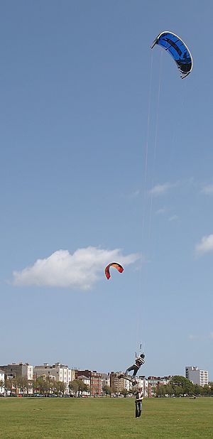 Kite Landboarderr On Southsea Common BB