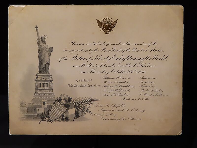 LibertyIslandMuseum2019Invitation