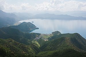 Lugu Lake view from cable car, August 2018 (2).jpg