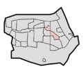 Location of Centrum district in Barendrecht