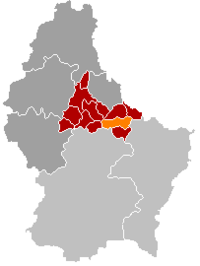 Location of Ermsdorf