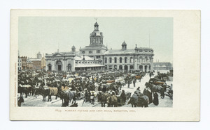 Market Square and City Hall, Kingston, Ont (NYPL b12647398-63085)f