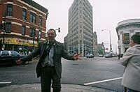 Milwaukee, North and Damen, May 1988; photographer, Jeff Wassmann