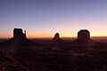Monument Valley Anticipating Sunrise