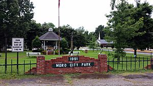 Moro City Park in downtown Moro