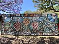 Mosaic on a house in New Farm Park, Queensland