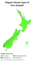 New Zealand Köppen
