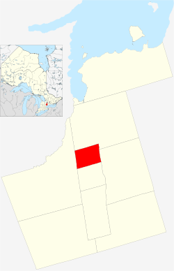 Location of Newmarket within York Region.