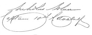 A handwritten signature