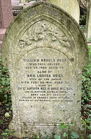 Noss family grave in Highgate Cemetery