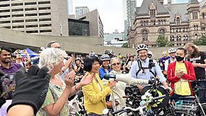 Olivia Chow on swearing in day (53546397547)