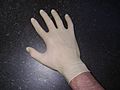 PVC-Handschuh