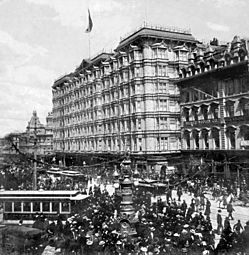 Palace Hotel hosts Pres. McKinnley 1901