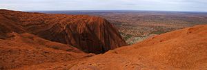 Panaorama from on top of Uluru