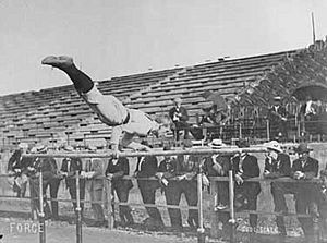 Parallel bars during 1904 Summer Olympics
