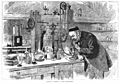 Portrait of Louis Pasteur in his laboratory Wellcome M0010355
