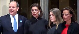 Prince Albert, Princess Caroline, Camille Gottlieb, Princess Stéphanie on Tendance TV