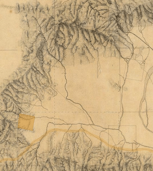 Rancho El Escorpion Hall Map 1880