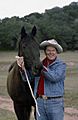 Reagan with horse