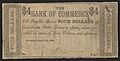 Recto Bank of Commerce (Savannah Georgia) 4 dollars 1864 urn-3 HBS.Baker.AC 1104544